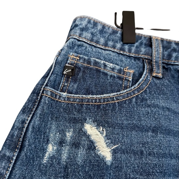 KanCan Denim Distressed Women's Shorts size 13/W30 - Picture 6 of 7